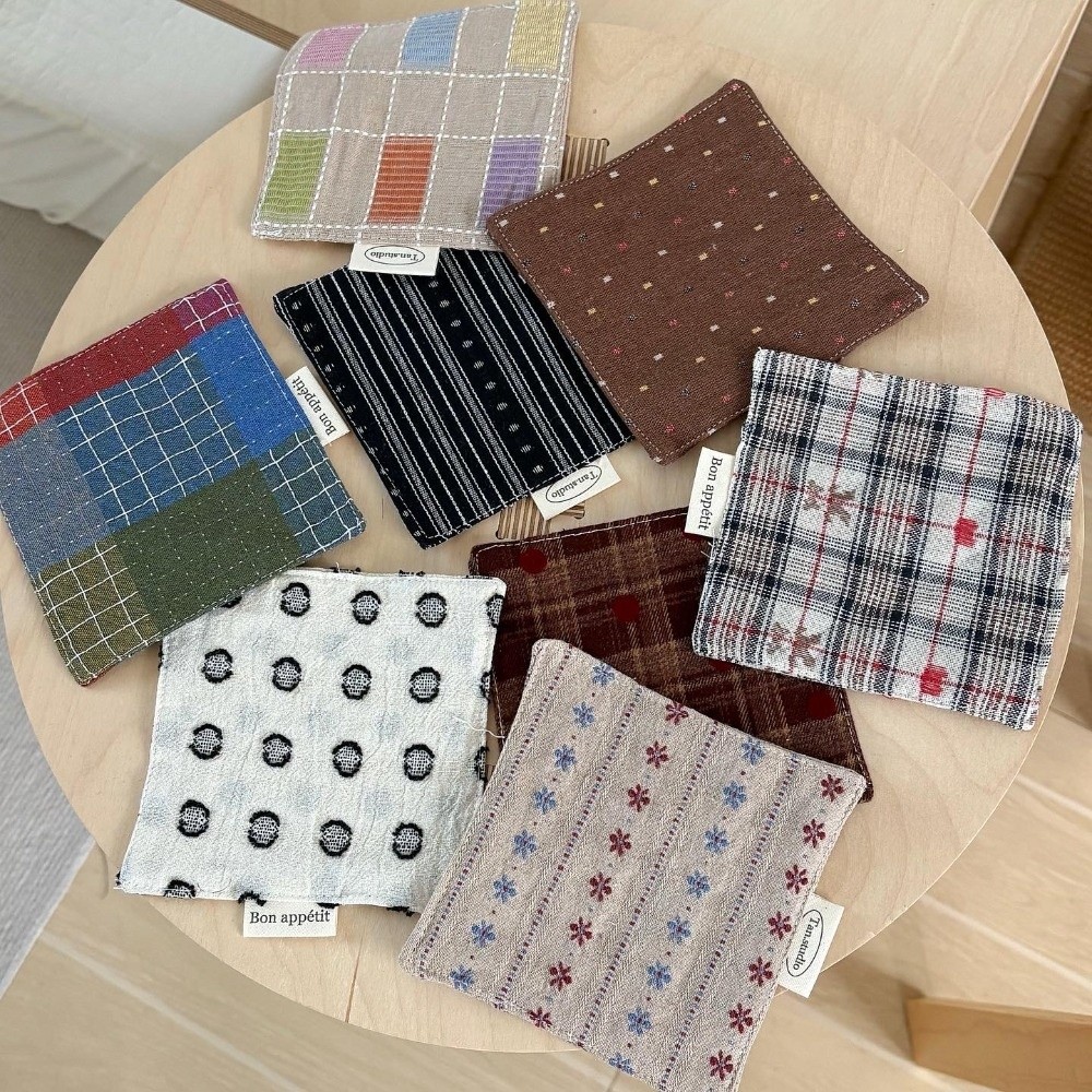 Home Textiles Discount - 새로운 컬러 워터컵 매트, 면 누빔