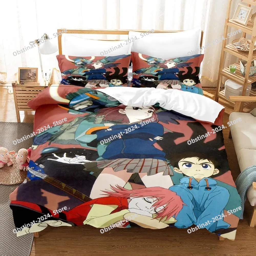 Home Textiles Classic Fashion - 패션 3D 프린트 애니메이션 FLCL 침구