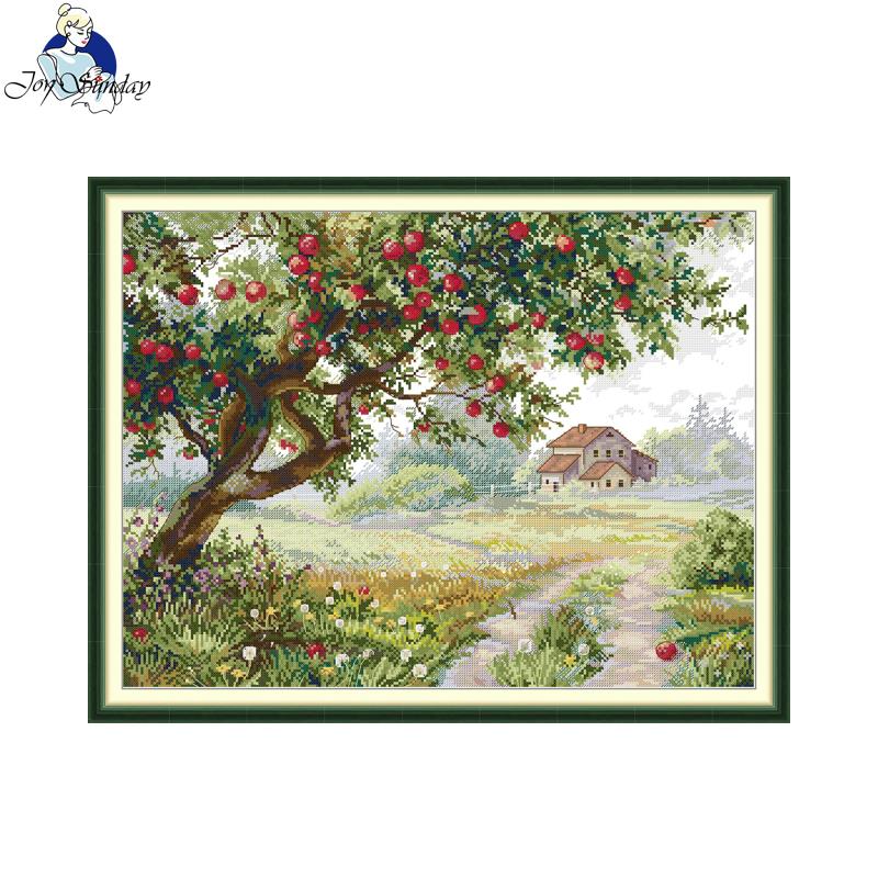 Home Textiles Discount - 조이 선데이 크로스 스티치 키트 오래된