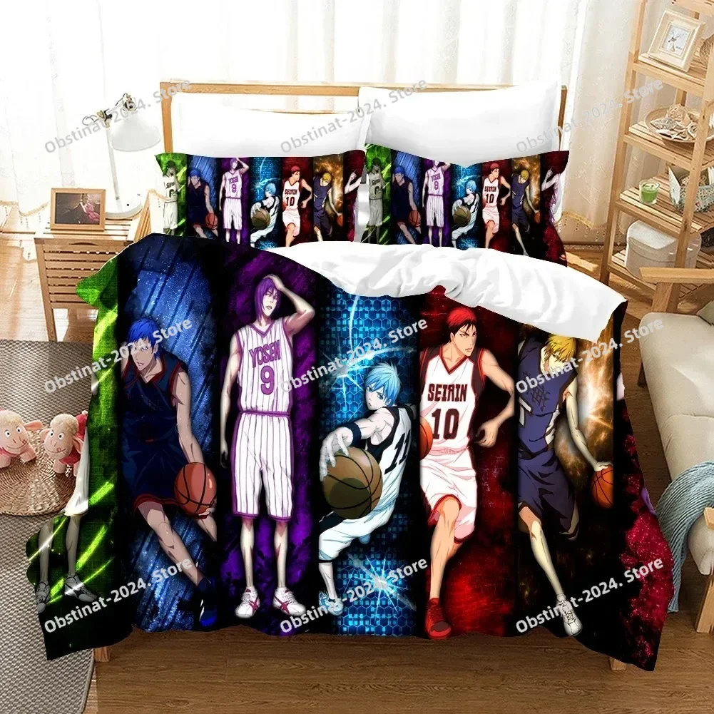 Home Textiles Super Soft - 애니메이션 키즈 쿠로코의 농구 침구 세트