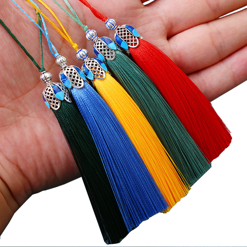 Home Ec Textiles - 5/10Pcs 8cm 실크 술 프린지 브러시
