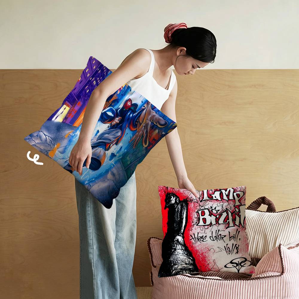 메탈 밴드 L-Limp B-Bizkit 베개 커버 홈  - Home Textiles Super Soft 리뷰 및 가격