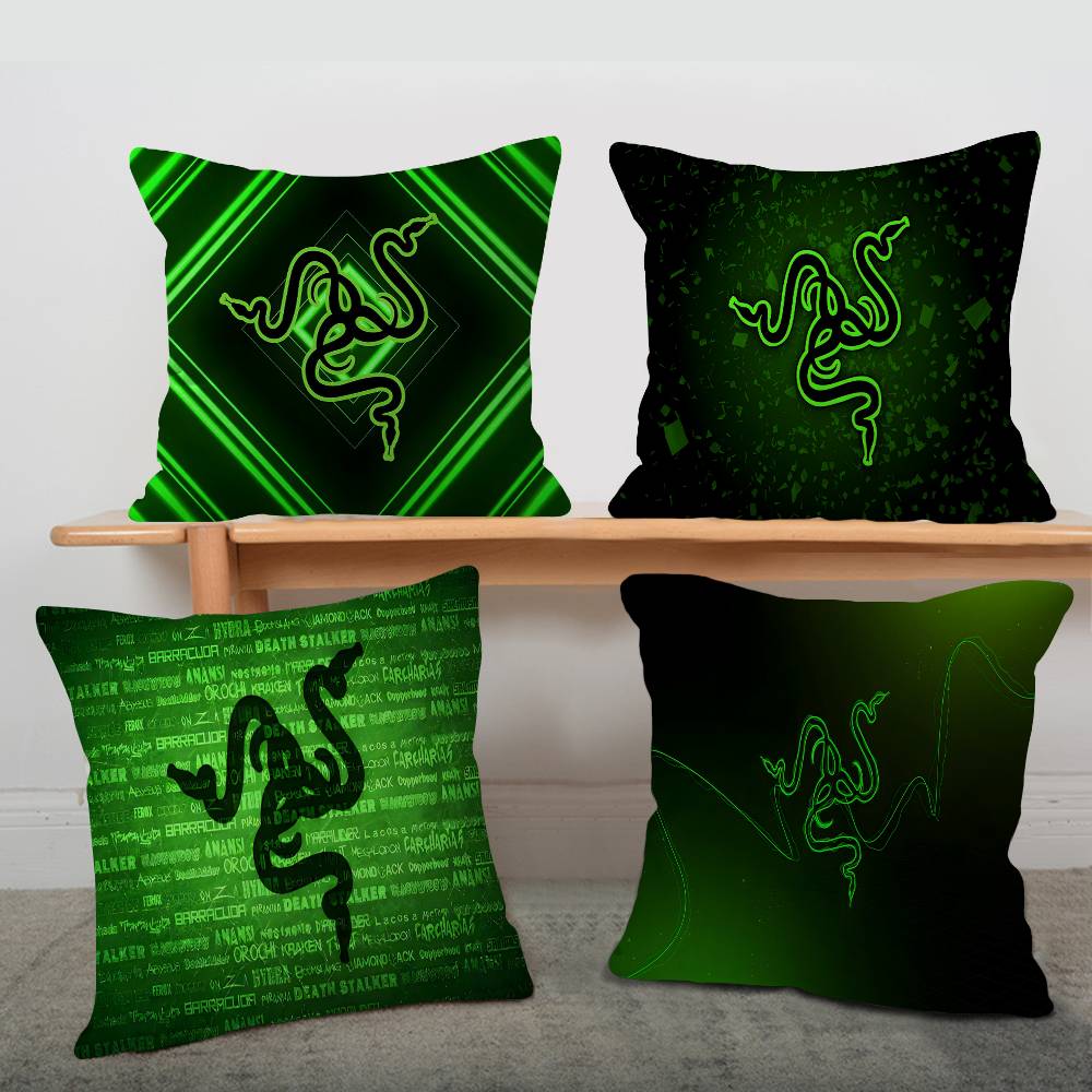 R-RAZER 로고 베개 커버 홈 침구 장식 베개 커버 - Home Textiles Super Soft 리뷰 및 가격