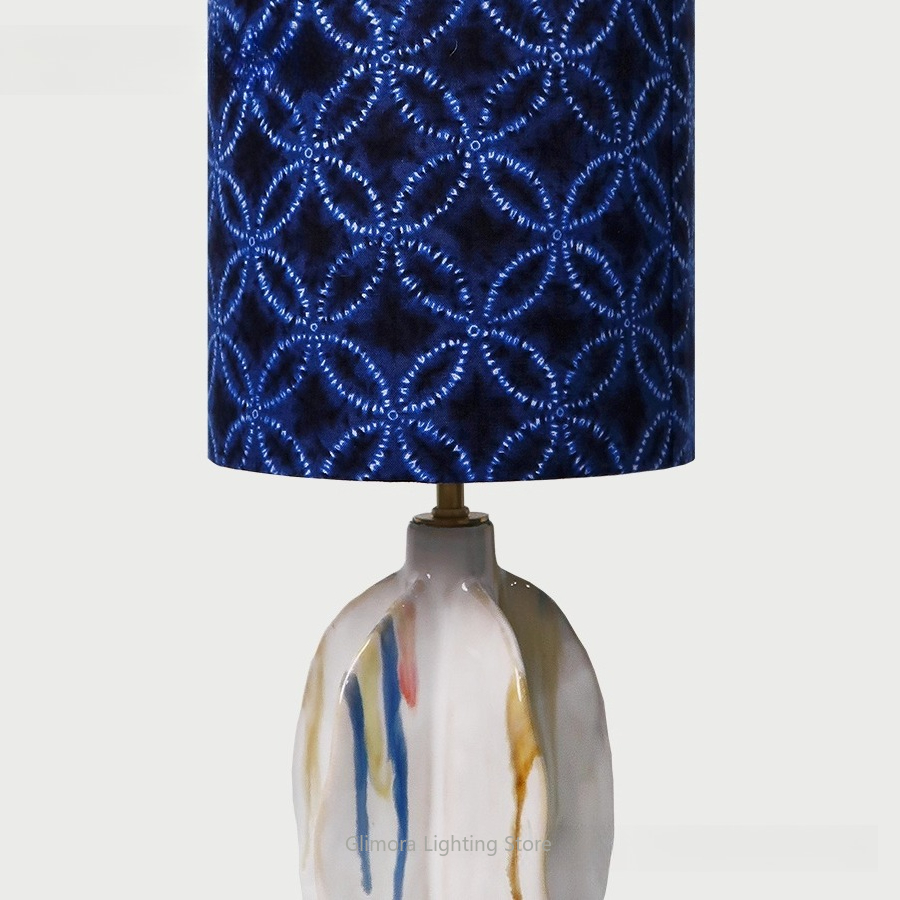 리버티 패브릭 테이블 램프: 중세 디자인의 수입 직물, - Home Textiles Importers In Usa 리뷰 및 가격