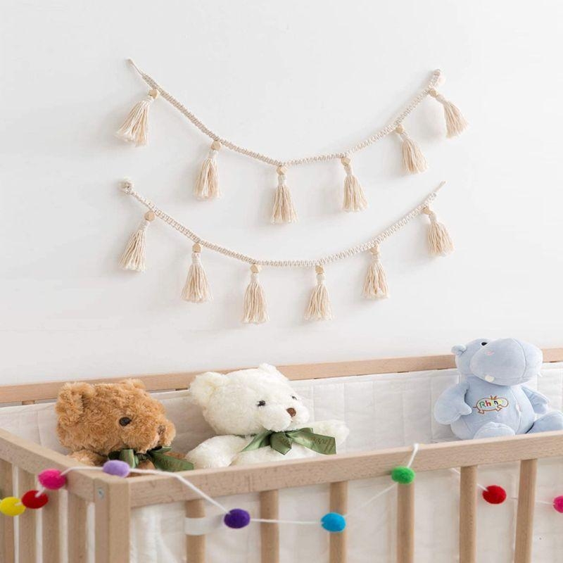 r1wa 벽 아이를위한 매달려 아이들 침실 웨딩 홈 장 - Home Textiles Discount 리뷰 및 가격