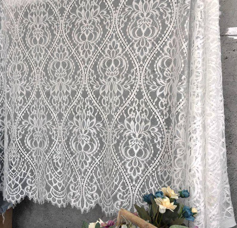 3미터 두께의 유럽식 속눈썹 레이스 DIY 웨딩 드레스 - Home Textiles Importers In Usa 리뷰 및 가격