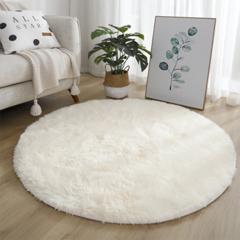 슈퍼 소프트 플러피 라운드 러그 플러시 카펫 거실 장식 - Home Textiles Super Soft 리뷰 및 가격