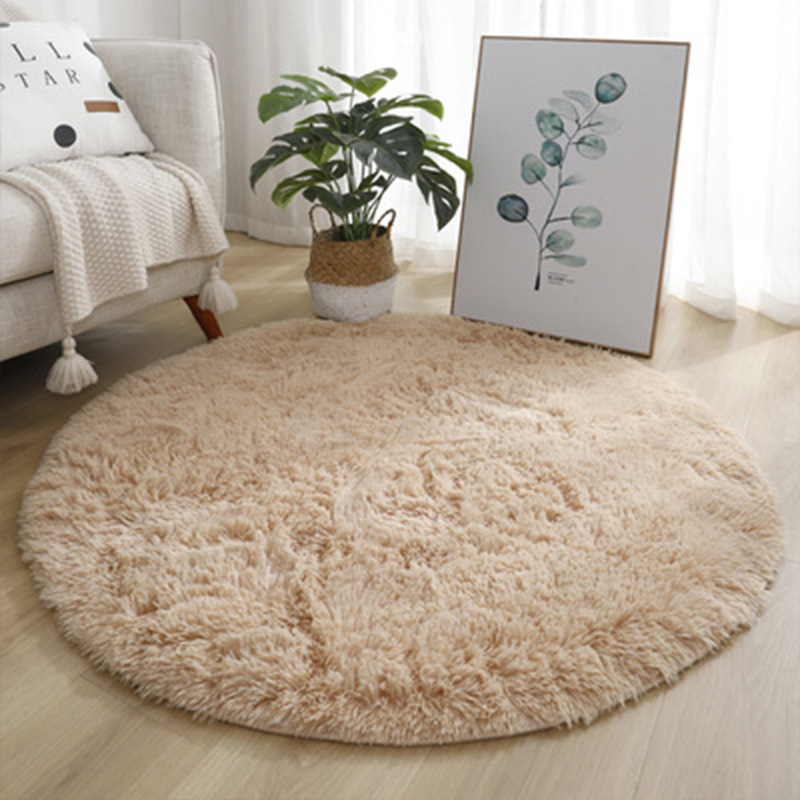 슈퍼 소프트 플러피 라운드 러그 플러시 카펫 거실 장식 - Home Textiles Super Soft 리뷰 및 가격