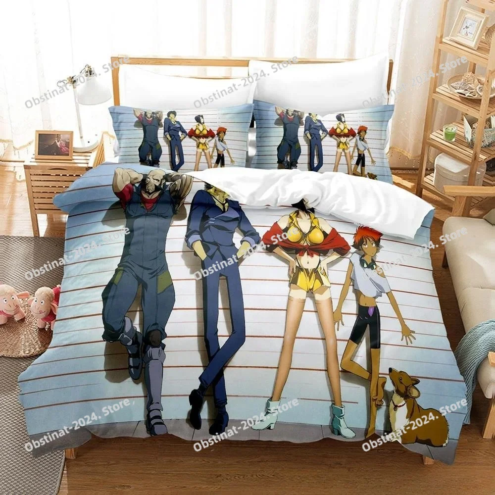 패션 3D 인쇄 게임 카우보이 비밥 침구 세트 만화 애 - Home Textiles Classic Fashion 리뷰 및 가격