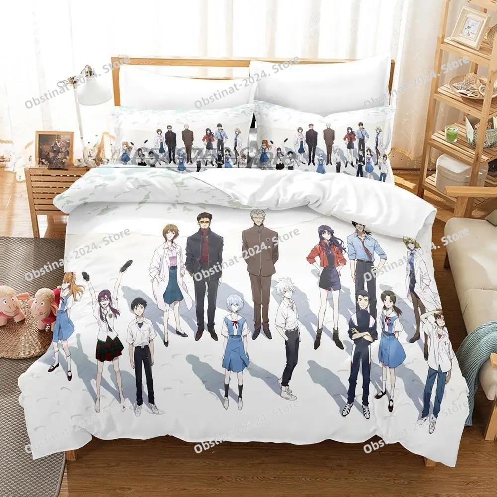 패션 3D 프린트 애니메이션 FLCL 침구 세트 싱글/ - Home Textiles Classic Fashion 리뷰 및 가격
