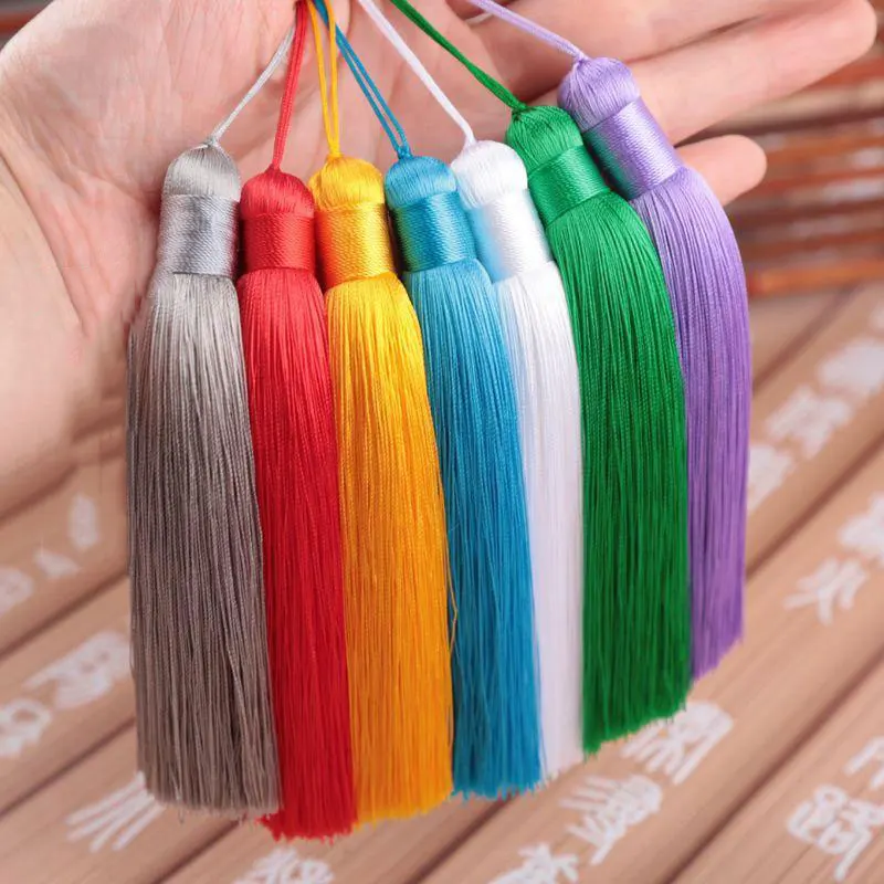 2Pcs 12CM 폴 리 에스테 르 Tassels 매달 - Home Ec Textiles 리뷰 및 가격