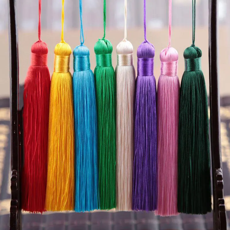 2Pcs 12CM 폴 리 에스테 르 Tassels 매달 - Home Ec Textiles 리뷰 및 가격