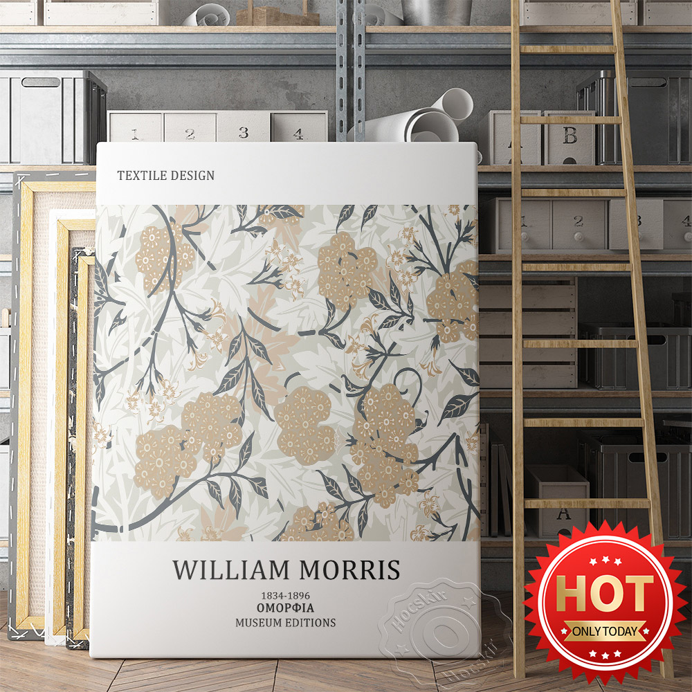 윌리엄 모리스 전시 박물관 포스터, 섬유 디자인 인쇄  - Home Textiles Room Spray 리뷰 및 가격