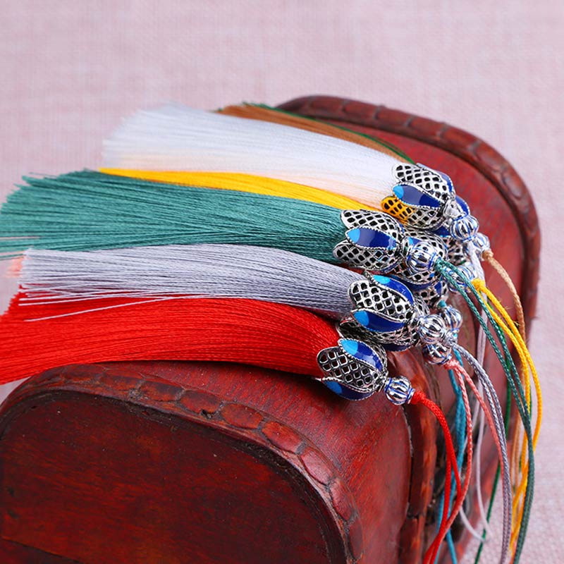5/10Pcs 8cm 실크 술 프린지 브러시 펜던트 액 - Home Ec Textiles 리뷰 및 가격