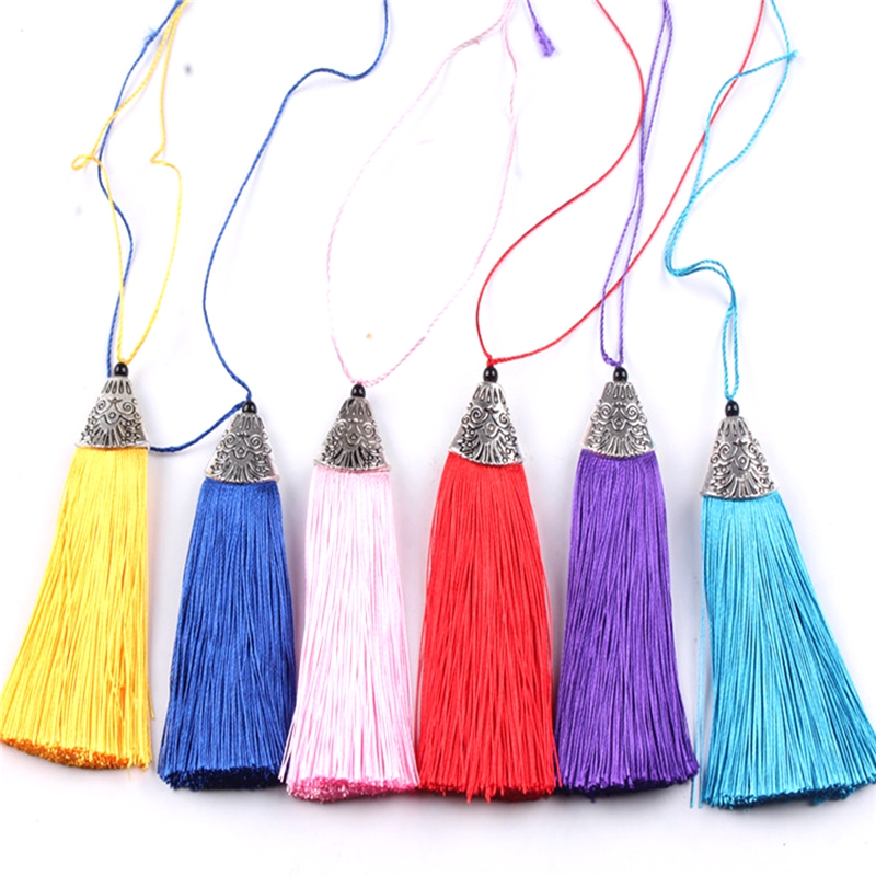 5/10Pcs 8CM 교수형 로프 실크 Tassels  - Home Ec Textiles 리뷰 및 가격