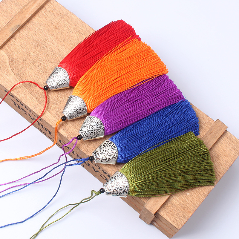 5/10Pcs 8CM 교수형 로프 실크 Tassels  - Home Ec Textiles 리뷰 및 가격