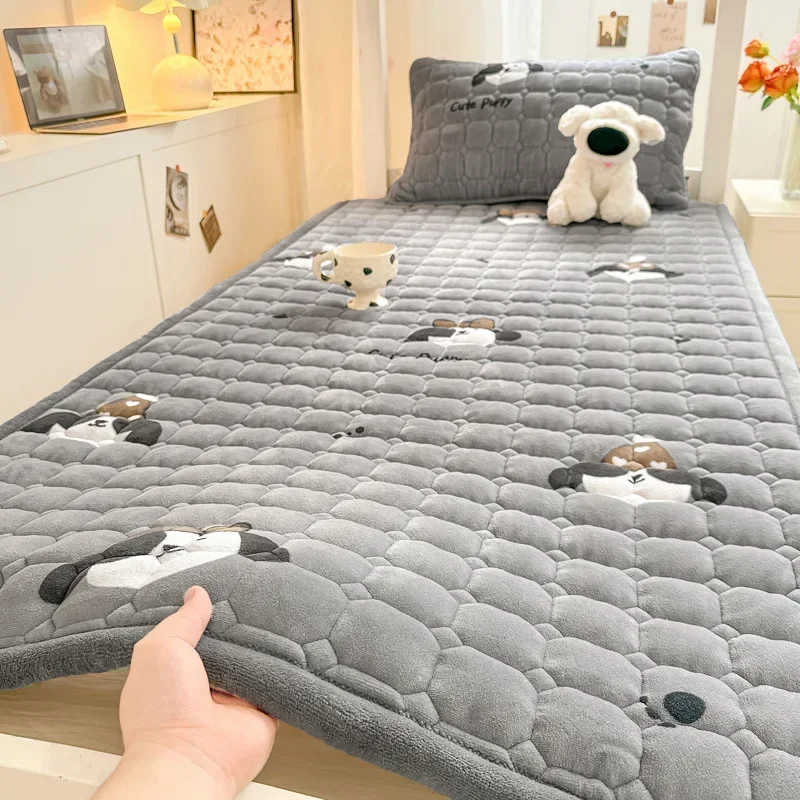 만화 프린트 따뜻한 침대 매트리스 슈퍼 소프트 코지 밀 - Home Textiles Super Soft 리뷰 및 가격