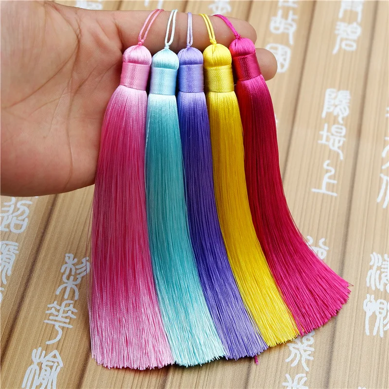 1Pcs 12CM 폴리 에스터 Tassels 교수형 반 - Home Ec Textiles 리뷰 및 가격