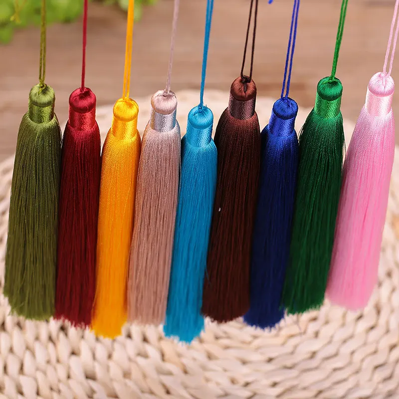 1Pcs 12CM 폴리 에스터 Tassels 교수형 반 - Home Ec Textiles 리뷰 및 가격
