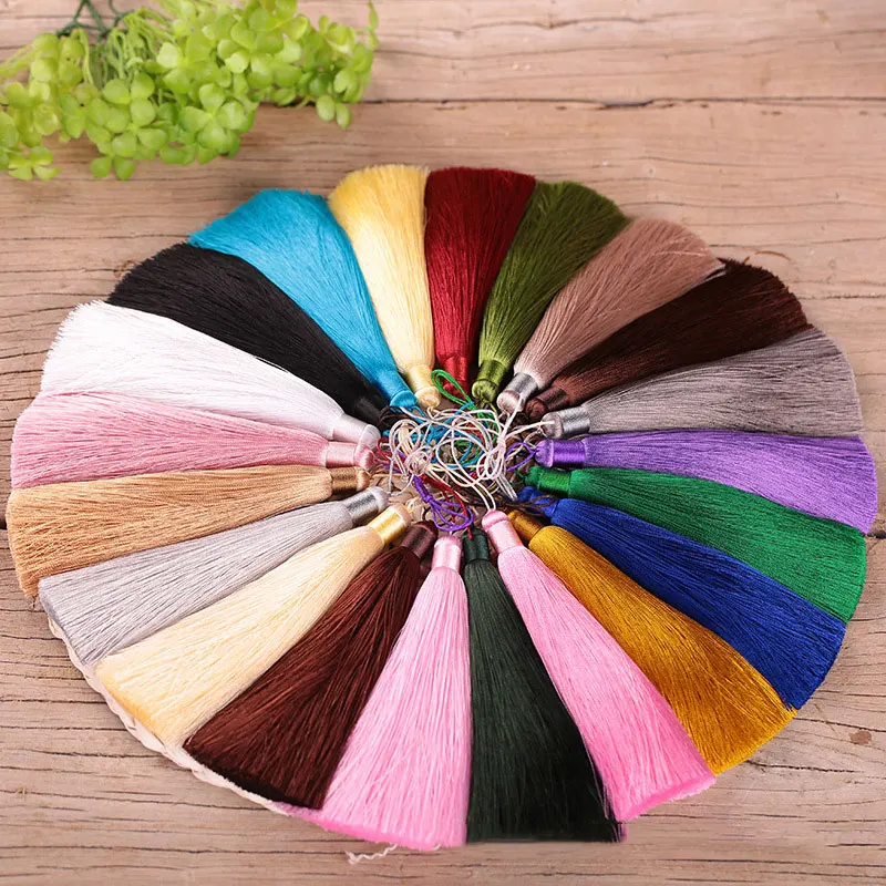 1Pcs 12CM 폴리 에스터 Tassels 교수형 반 - Home Ec Textiles 리뷰 및 가격